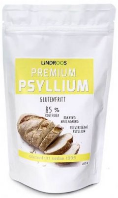 Lindroos Premium Psyllium Pulveriserad 200 g