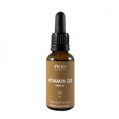 PRIO Vitality Vitamin D3 1000IU 30ml