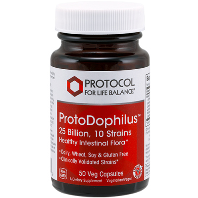 Protocol For Life Protodophilus 25 Billion 50 kapslar (kort datum)