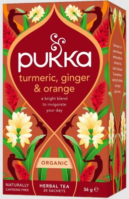 Pukka Turmeric Ginger & Orange EKO 20 tepåsar