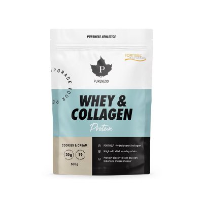 Pureness Athletics Whey & Collagen Cookies & Cream 500g