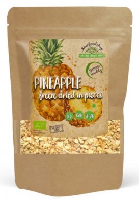 Rawfoodshop Ananas i Bitar Frystorkade EKO 50g