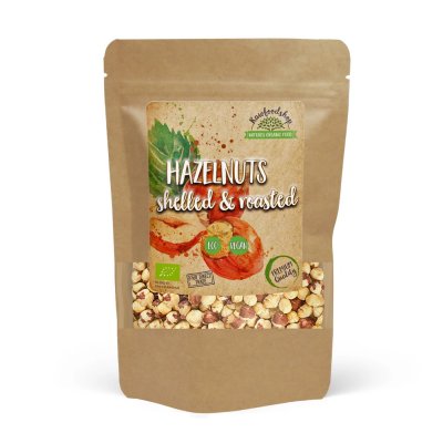 Rawfoodshop Hasselnötter skalade och rostade EKO 1kg