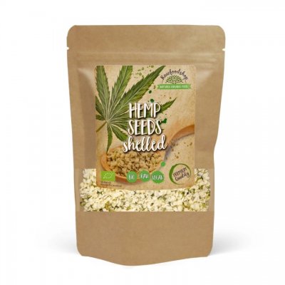 Rawfoodshop Hampafrön Skalade EKO 500g