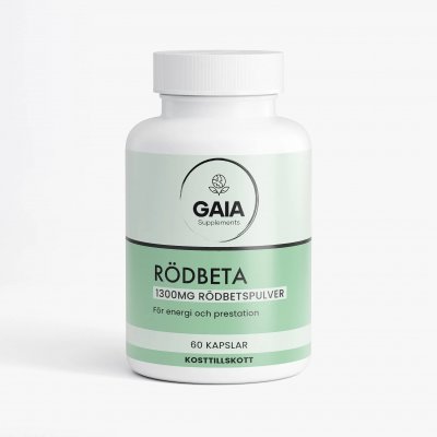 Gaia Rödbeta 60 Kapslar