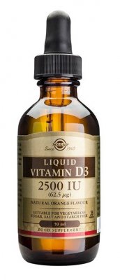 Solgar Vitamin D3 Liquid 2500 IU 59 ml