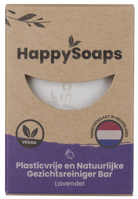 HappySoaps Ansiktsrengöringsbar - Lavendel 70 g