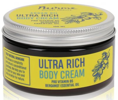 Nurme Ultra Rich Body Cream Argan Oil Bergamot 100 ml
