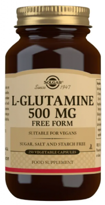 Solgar L-Glutamine 500 mg 250 kapslar (kort datum)