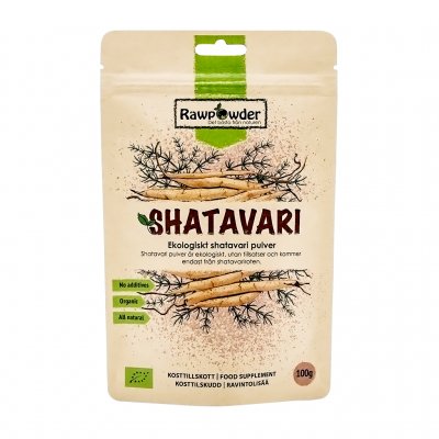Rawpowder Shatavari Pulver 100g EKO