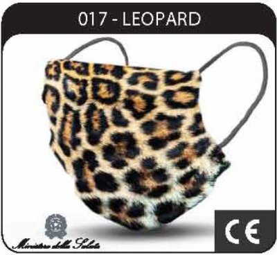 Munskydd Mask 2.0 Tvättbart Leopard