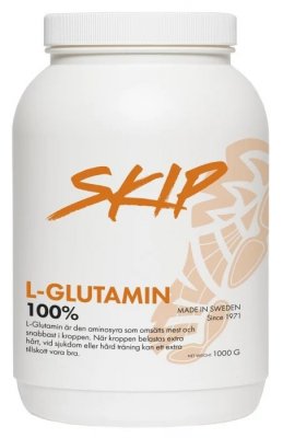 Skip L-Glutamin 1 kg (kort datum)