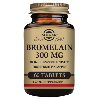 Solgar Bromelain 300 mg 60 kapslar