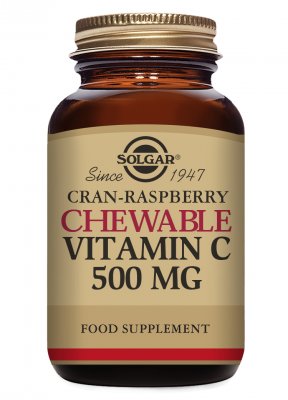 Solgar Chewable Vitamin C 500mg Cran- Raspberry 90 tabletter
