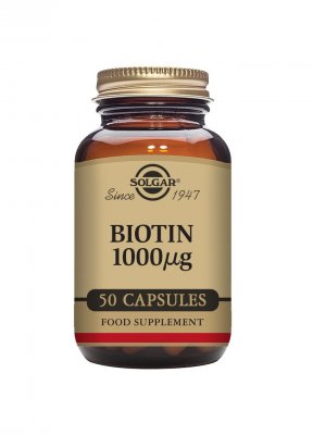 Solgar Biotin 1000 µg 50 kapslar