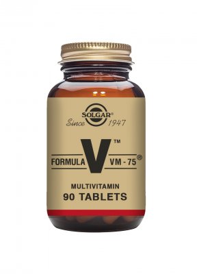 Solgar Formula VM-75 Multivitamin (extra stark b-compl.) 90 tabletter