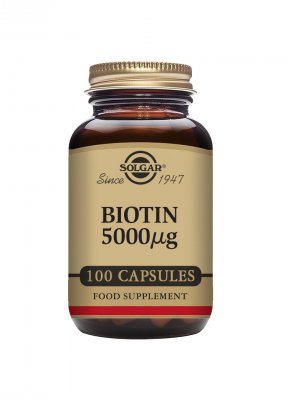 Solgar Biotin 5000 ug 100 kapslar