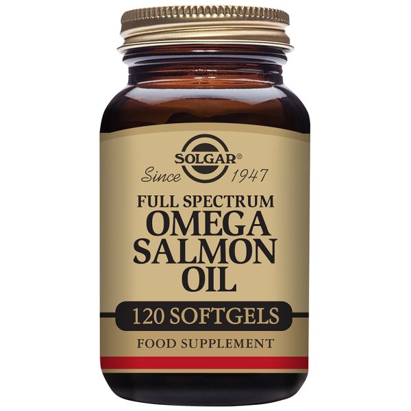 Solgar Full Spectrum Omega Salmon Oil 120 softgel
