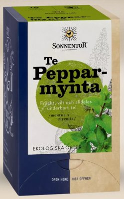 Sonnentor Te Pepparmint 18 Tepåsar