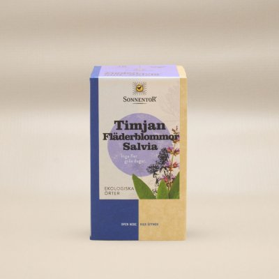 Sonnentor Timjan-Fläder-Salvia Tepåsar EKO 25g