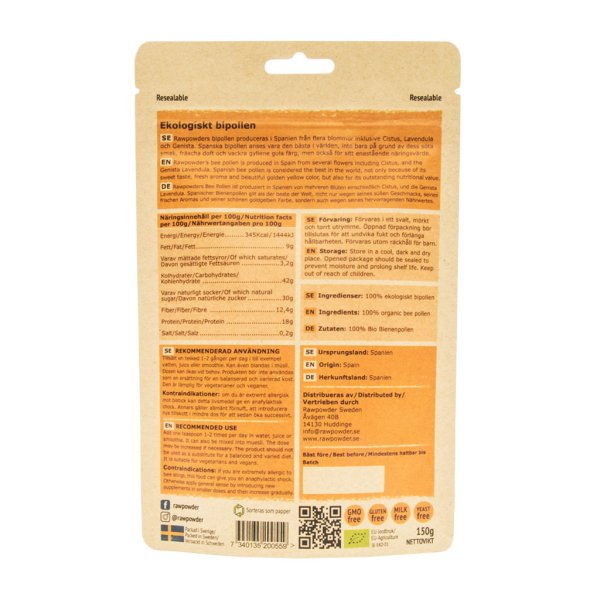 Rawpowder Bipollen EKO 150 g