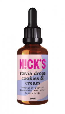 Nicks Stevia Drops Cookies & Cream 50ml