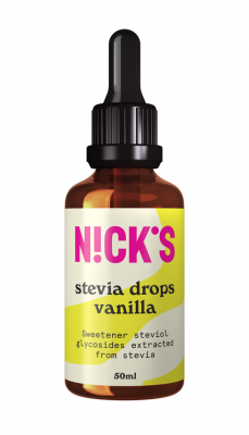 Nicks Stevia Drops Vanilla 50ml