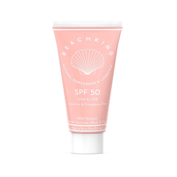 Beachkind Sunscreen sensitive fragrance free SPF50 50ml