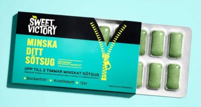Sweet Victory Sockerblockerande Tuggummi Pepparmint 12st