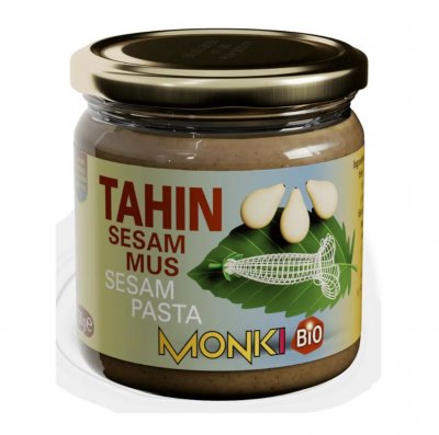 Monki Tahini Sesampasta Osaltad Eko 330g