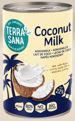 TerraSana Kokosmjölk 80% EKO 400ml