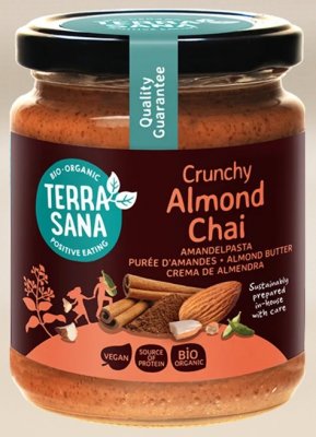 TerraSana Mandelsmör Crunchy Chai EKO 250g