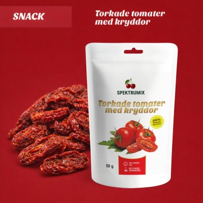 Spektrumix Torkade tomater med kryddor 50g