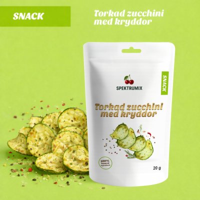 Spektrumix Torkad zucchini med kryddor 20g