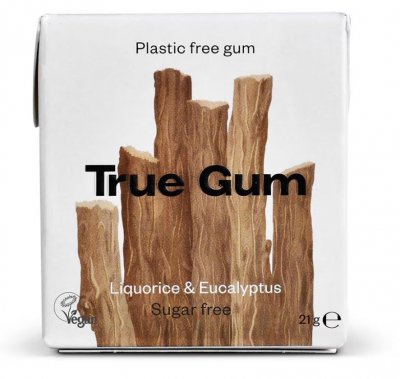 True Gum Tuggummi Liquorice & Eucalyptus 21 g