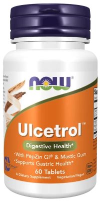 Now Foods Ulcetrol With Pepzin 60 Tablets