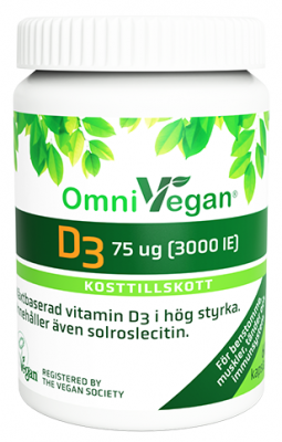Omnisym Pharma OmniVegan D3 75 ug 60 kapslar