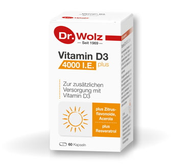 Dr.Wolz Vitamin D3 4000IE Plus 60 kapslar