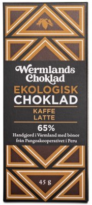 WermlandsChoklad Kaffe Latte 65% 45 g