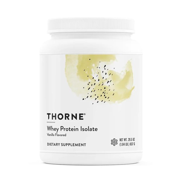 Thorne Research Whey Protein Isolate Vanilla (NSF) 837g