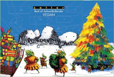 Zotter Kalender Best of Advent Vegan